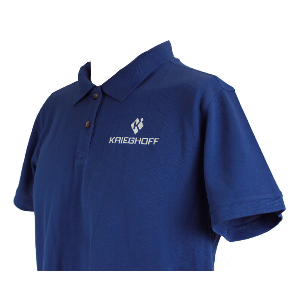 Ladies’ Cotton Polo Shirt, Royal Blue – Large Only